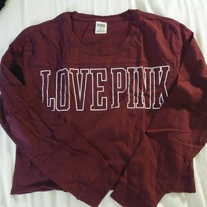 Long sleeve cropped tee